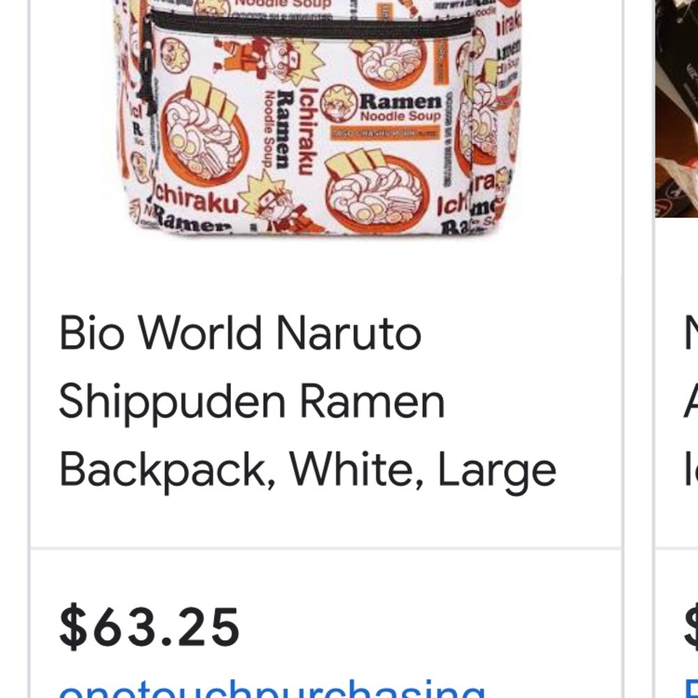 Naruto Shippudon Collector Backpack